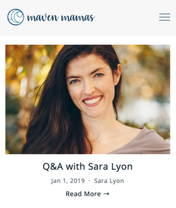 Maven Mamas Blog: Q&A with Sara Lyon, Creator of The Birth Deck